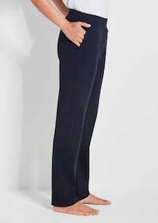 Bequeme Freizeithose mit Schlupfbund und Taschen thumbnail 5