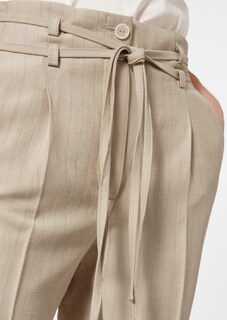 Nadelstreifen-Hose im Highwaist-Style thumbnail 6
