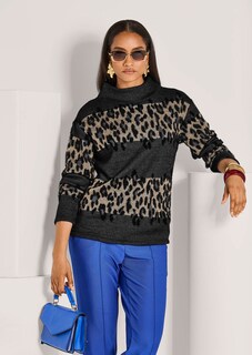 Jacquard-Sweatshirt mit Leo-Design thumbnail 5