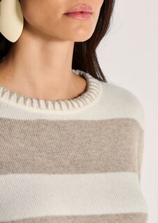 Wollpullover im Blockstreifen-Design thumbnail 6