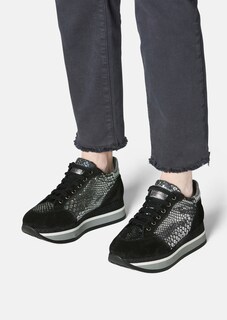 Modieuze platform sneakers met vetersluiting thumbnail 2