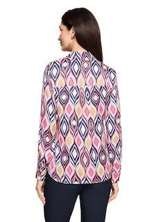 Chemisier long en satin de viscose. thumbnail 3