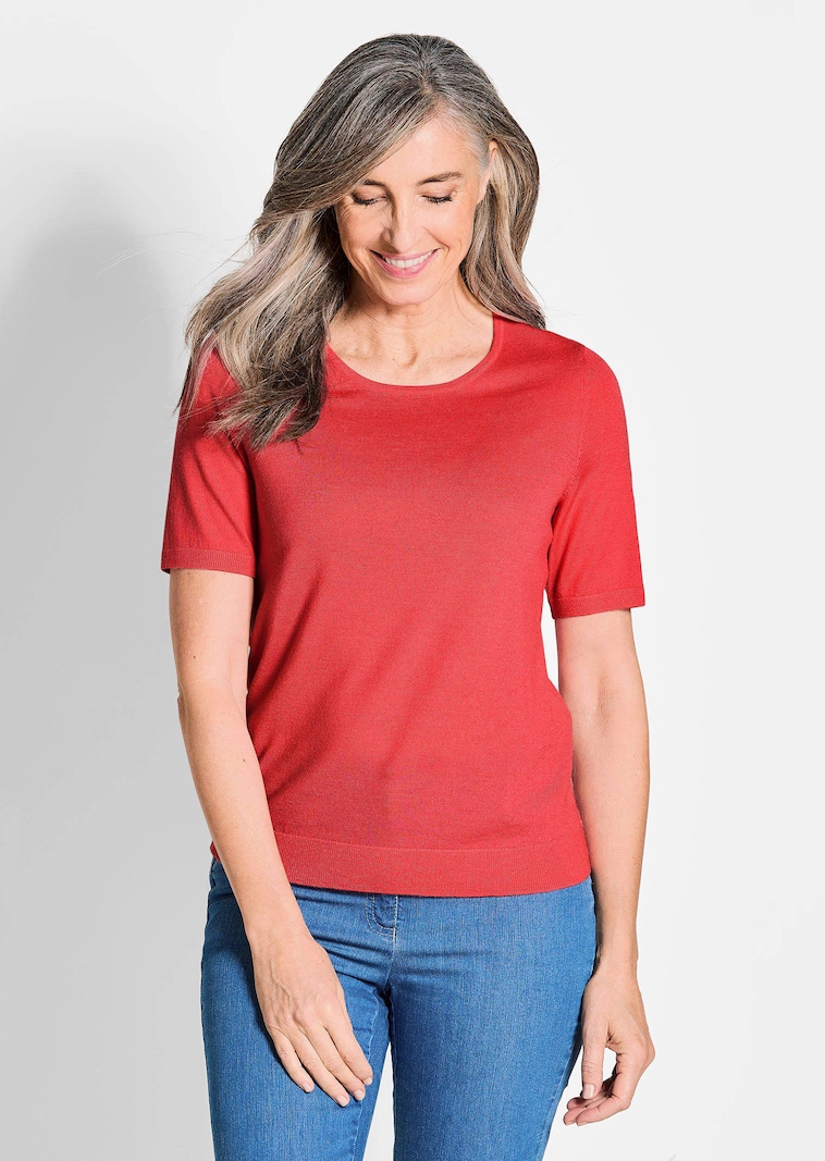 Tricot pullover van zuivere merinowol