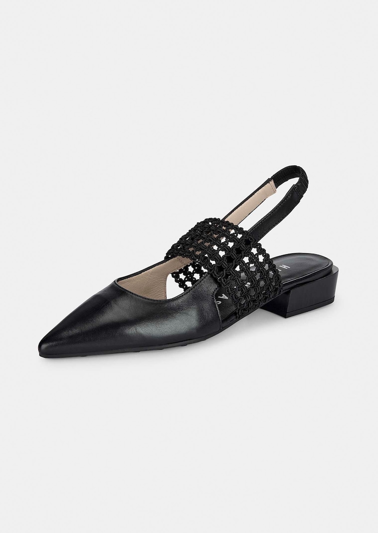 Slingballerina aus Leder