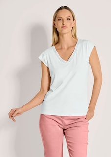 Ärmelloses Shirt mit V-Ausschnitt thumbnail 2