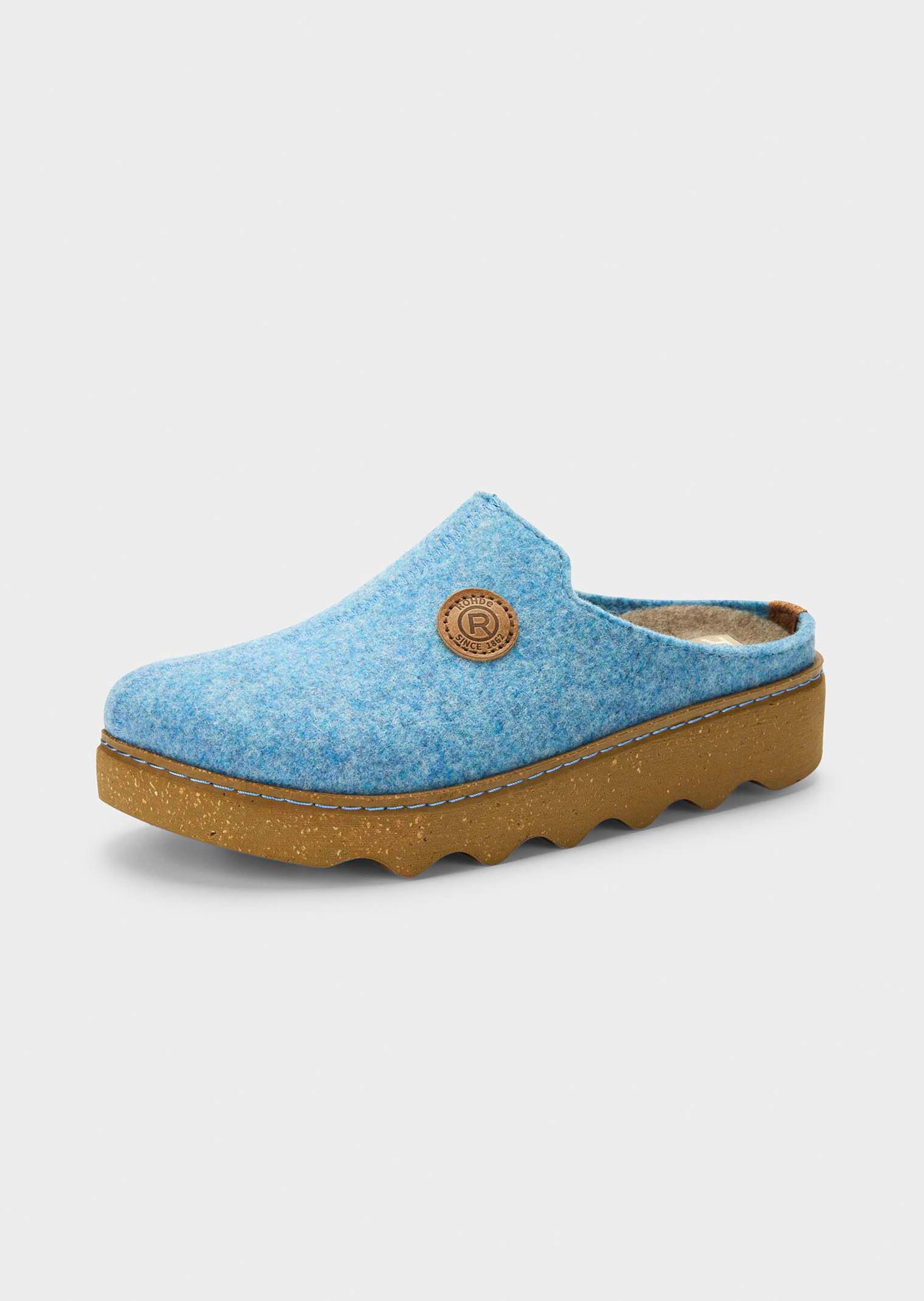 Filzpantoffeln mit Wechselfussbett