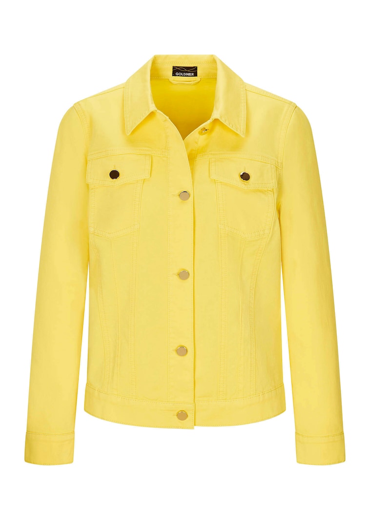 Jeansjacke in taillierter Form