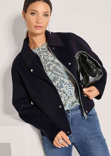 Double-faced jacket in a modern, boxy cut thumbnail 5