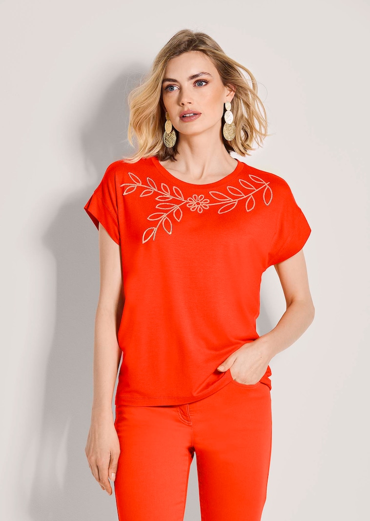 Shirt mit Pailletten-Motiv