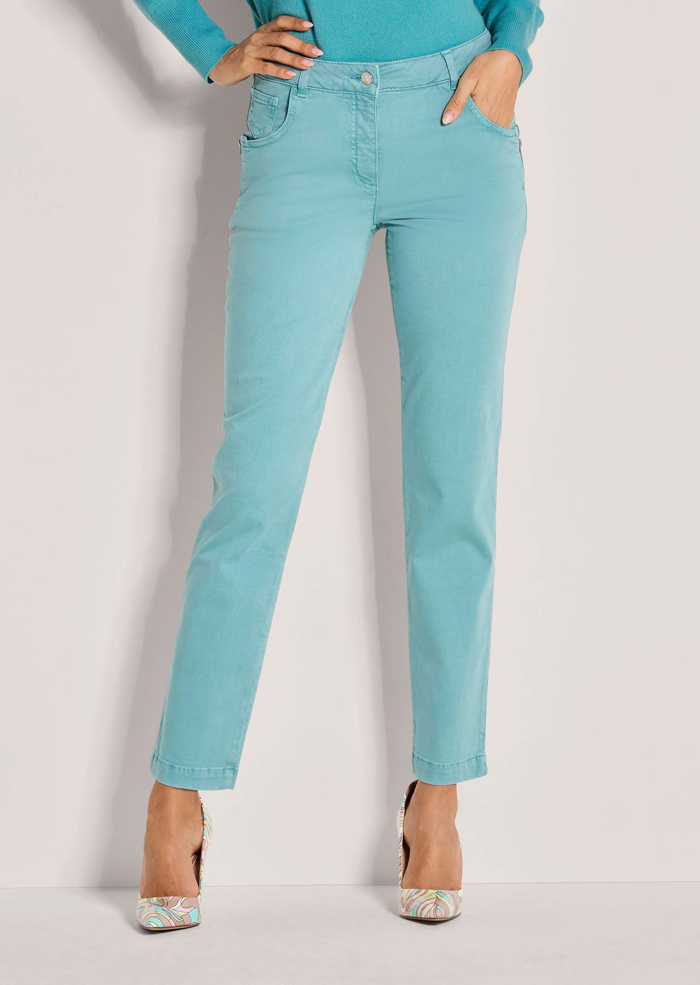 Schlanke Five-Pocket mit Stretch-Komfort