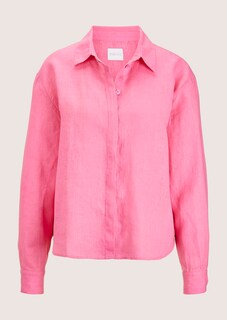 Lange Hemdbluse aus Leinen thumbnail 7