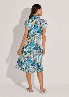Hemdblusenkleid mit exotischem Print thumbnail 4