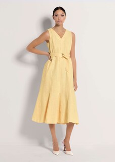 Ärmelloses Leinenkleid thumbnail 2