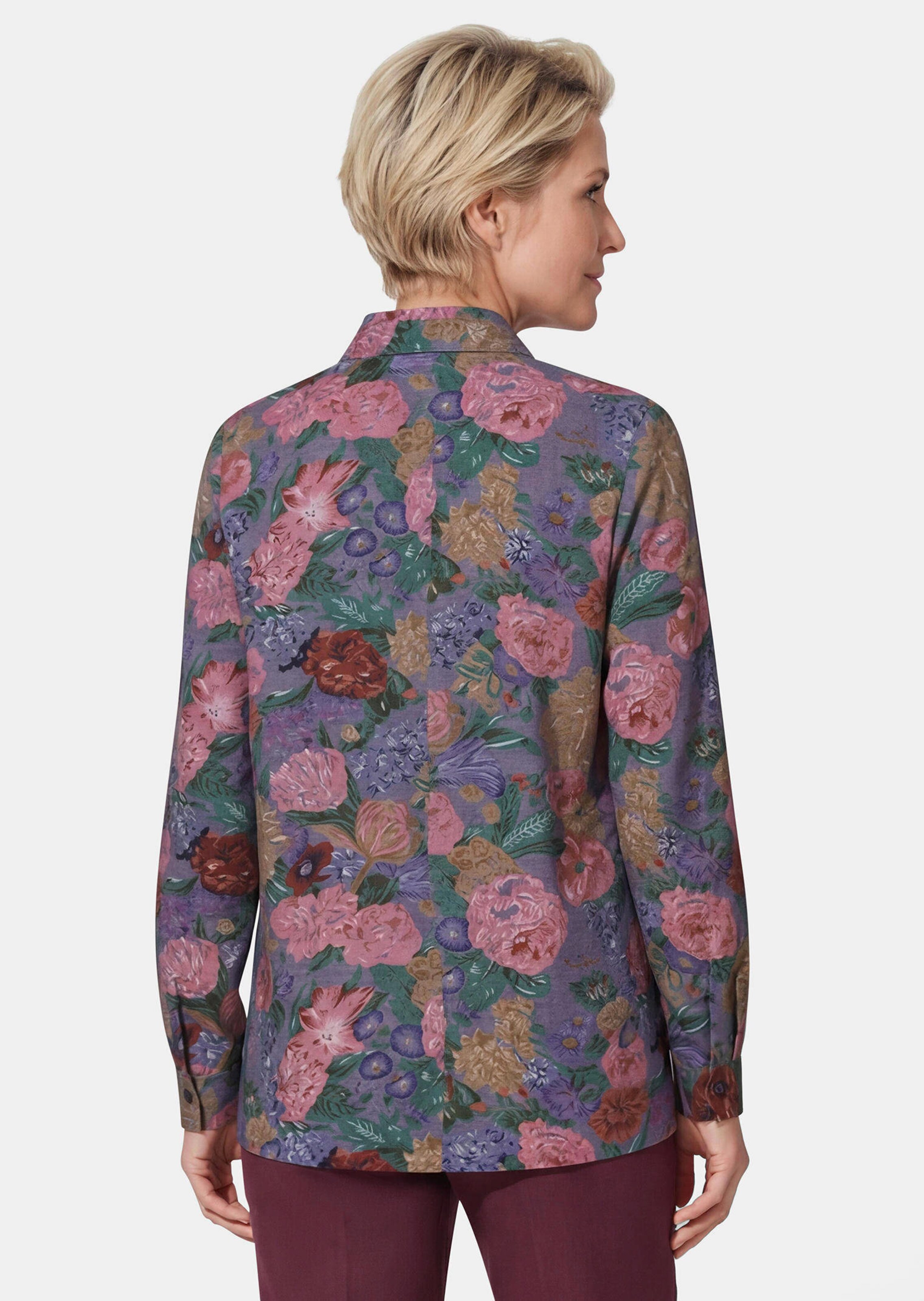 Hemdbluse mit Blumenmuster thumbnail 3