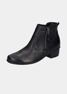 Bottines en cuir nappa avec fermeture éclair thumbnail 1