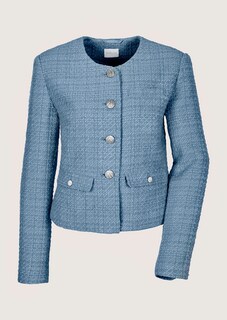 Kurzer Tweed-Blazer thumbnail 7