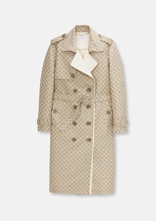 Trenchcoat mit edlem M-Logo-Jacquard thumbnail 7
