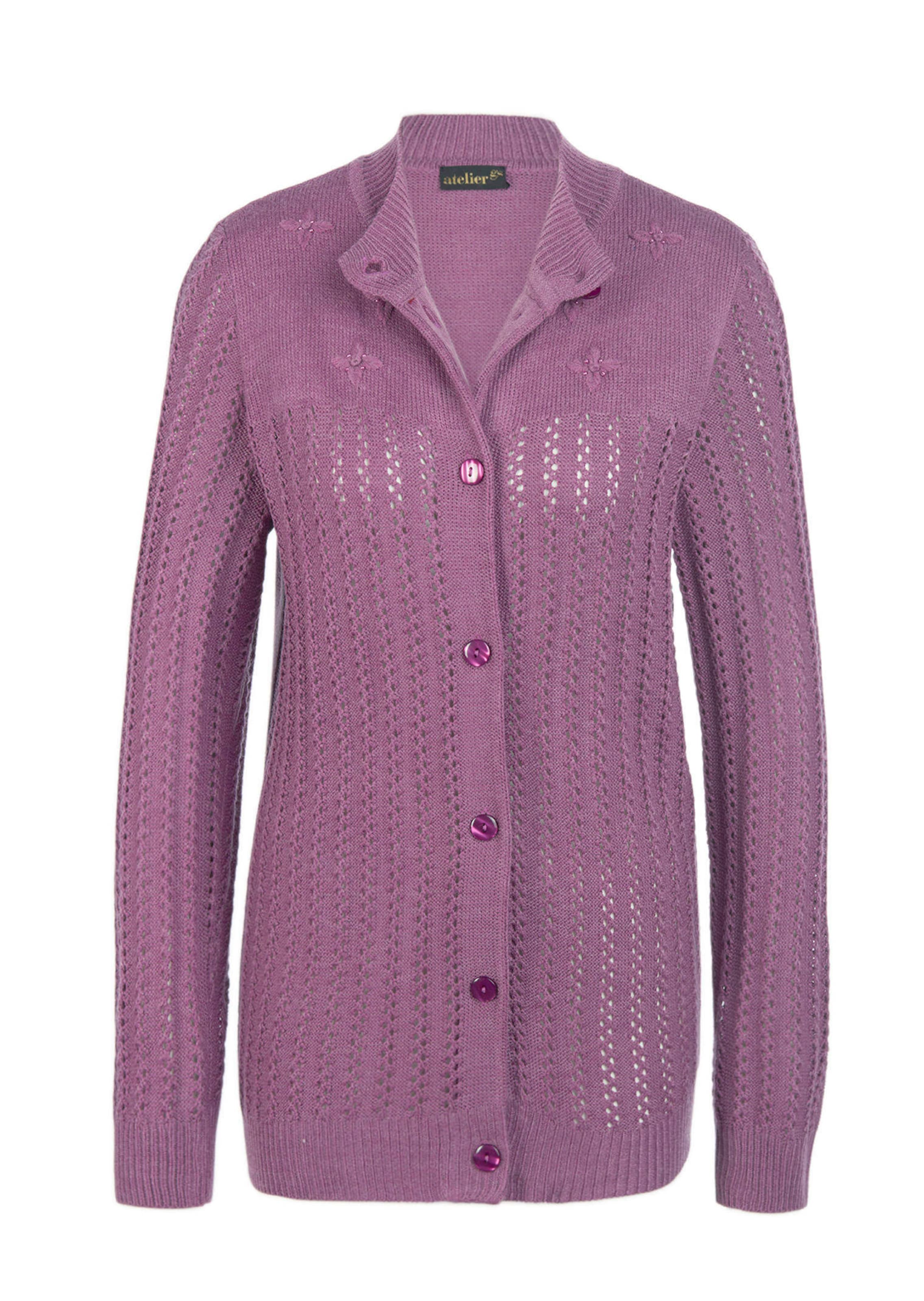 Ajourstrickjacke