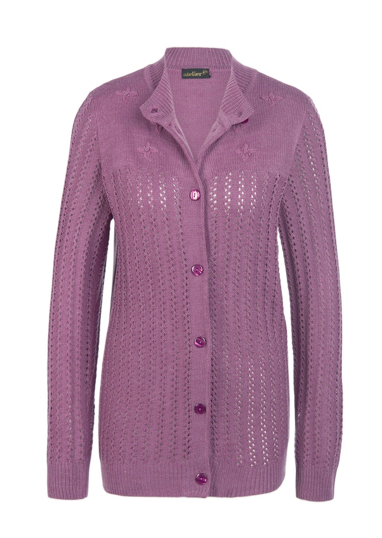 Ajourstrickjacke