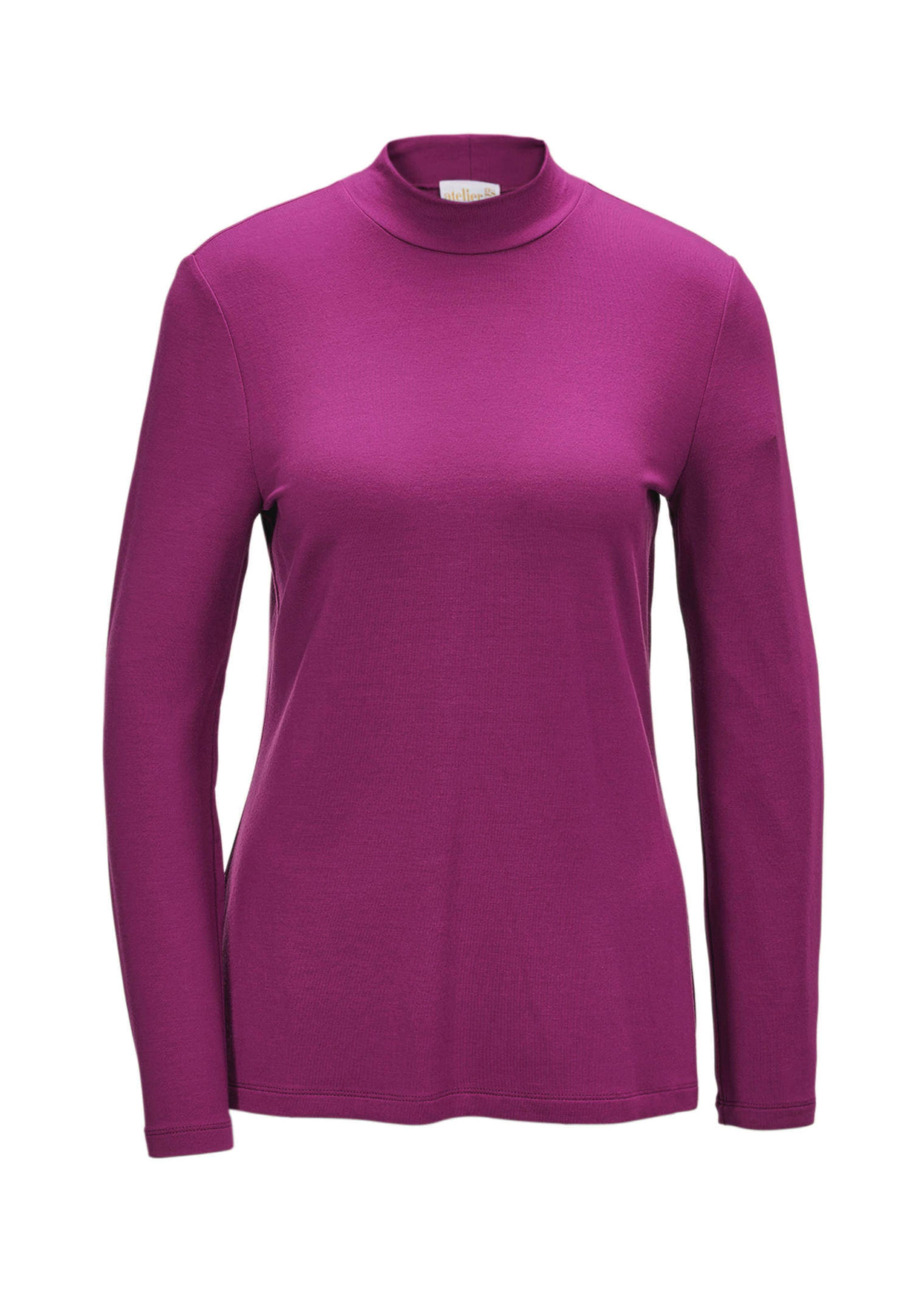 Stehkragenshirt mit Langarm