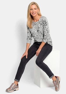 Gedessineerde pullover van kasjmier thumbnail 7