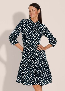 Baumwollkleid mit Unikat-Print thumbnail 2