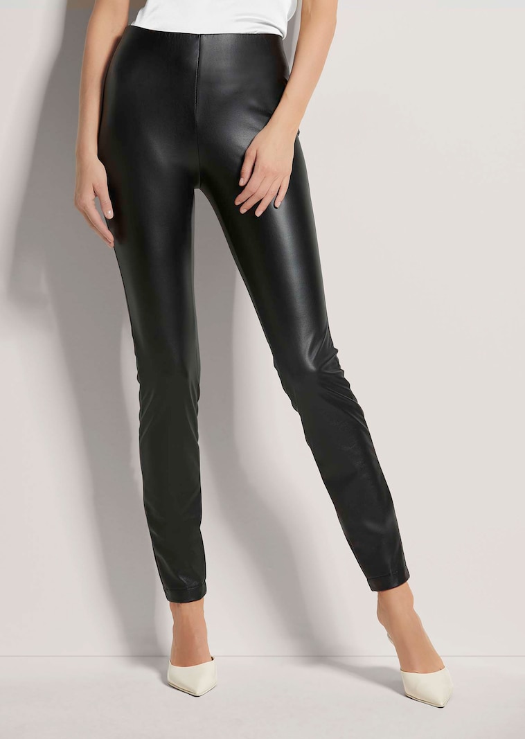 Legging en similicuir