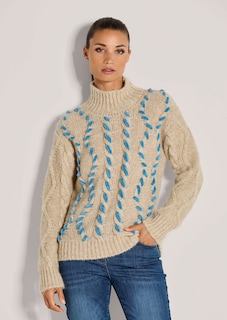 Pullover mit Folklore-Akzenten thumbnail 2