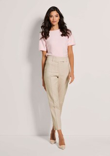Schlanke Jacquard-Hose thumbnail 3