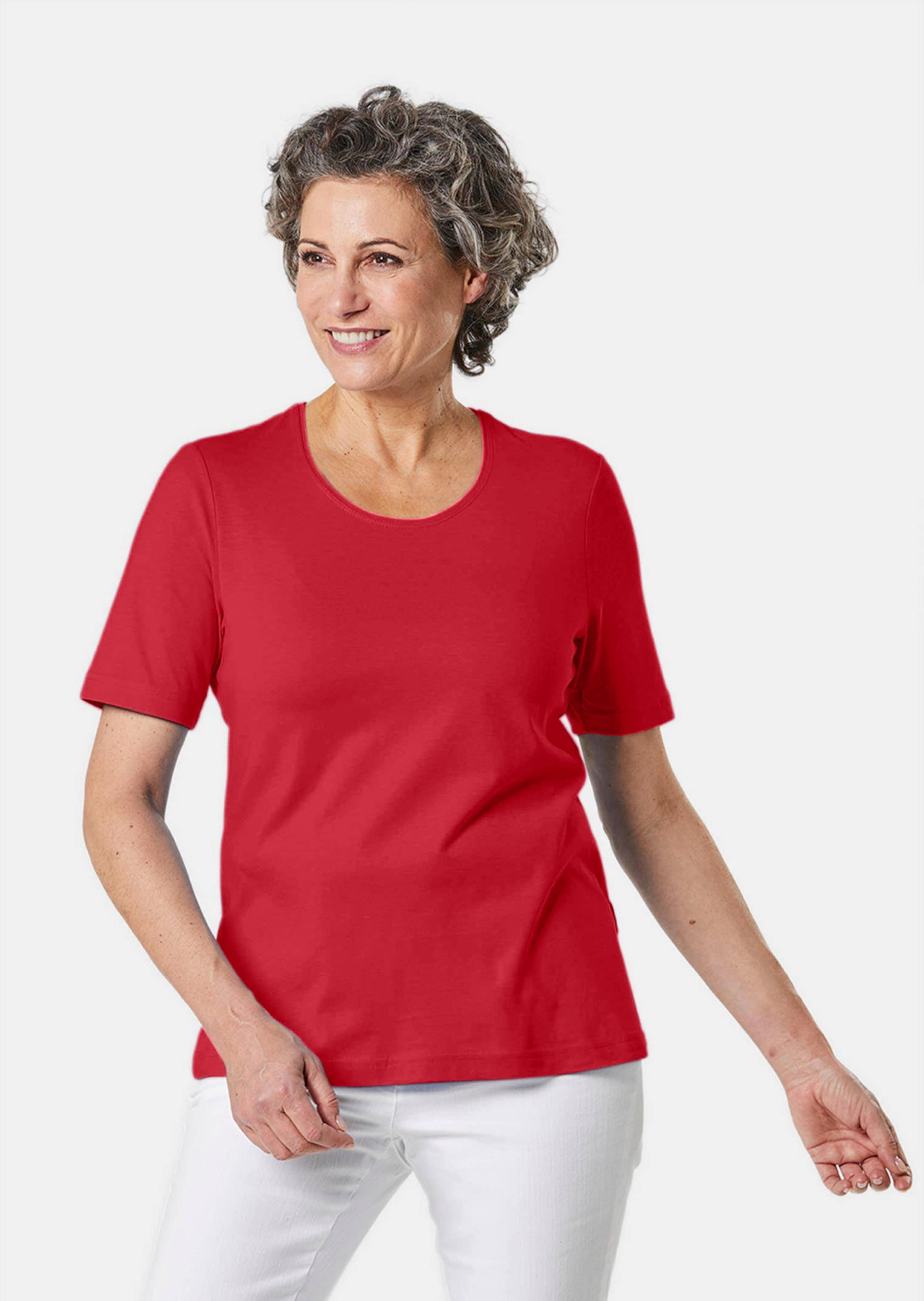 Basic shirt van puur katoen