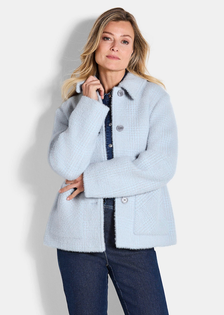 Veste duveteuse, aspect fourrure