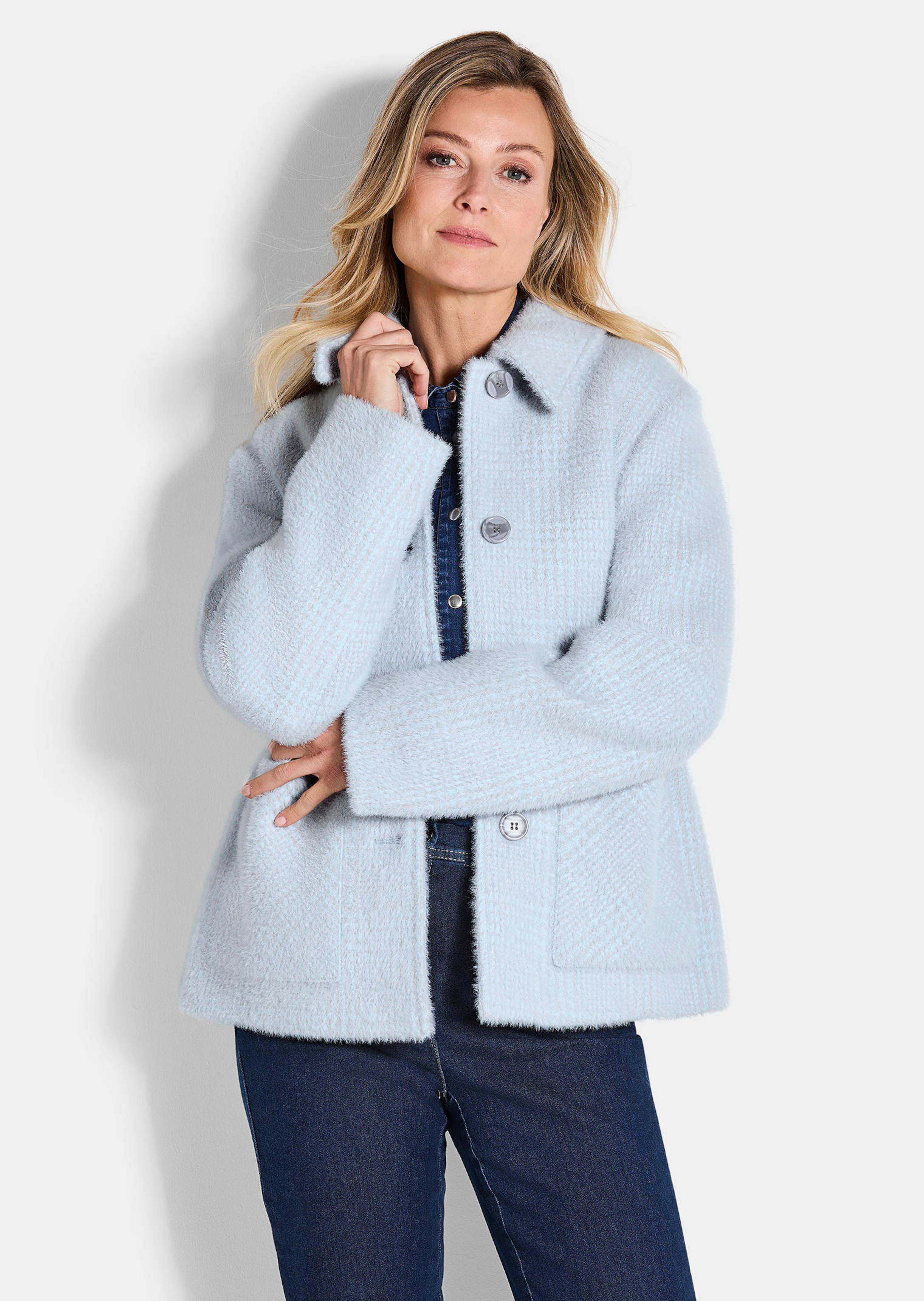 Veste duveteuse, aspect fourrure