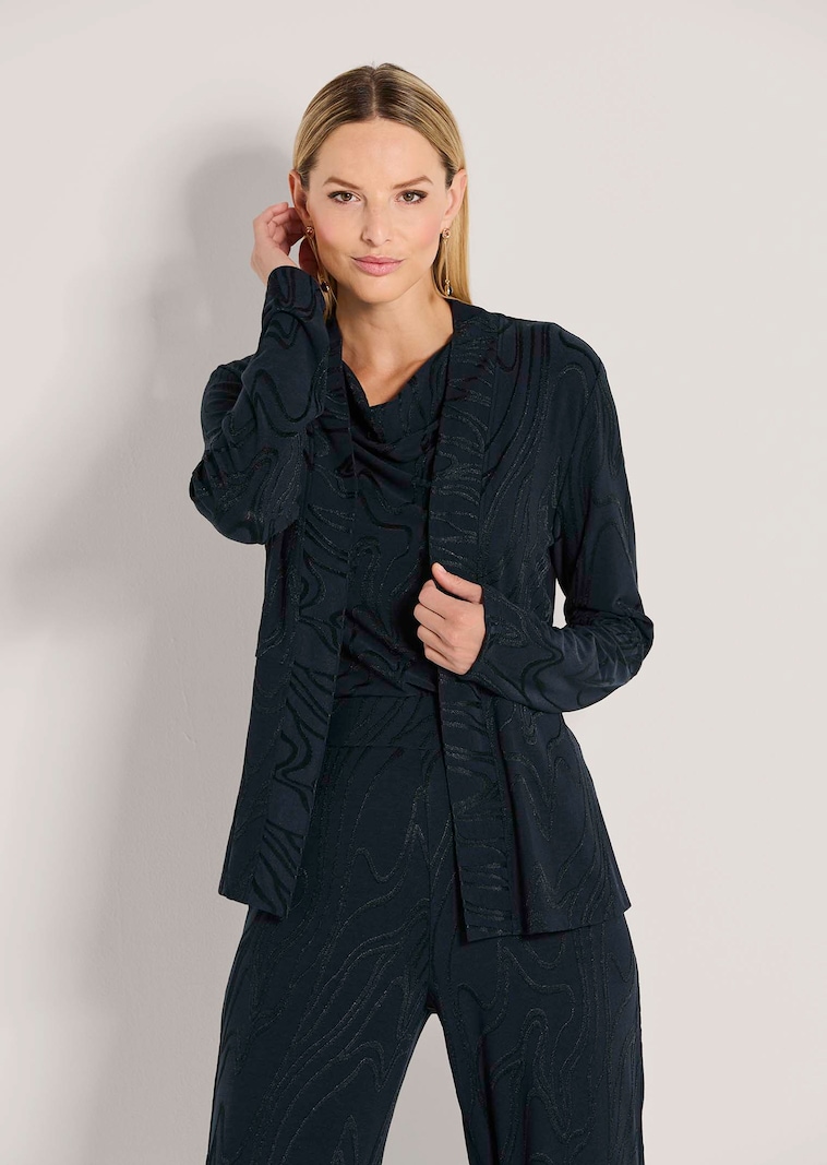 Shirt-Jacke in edlem Jacquard
