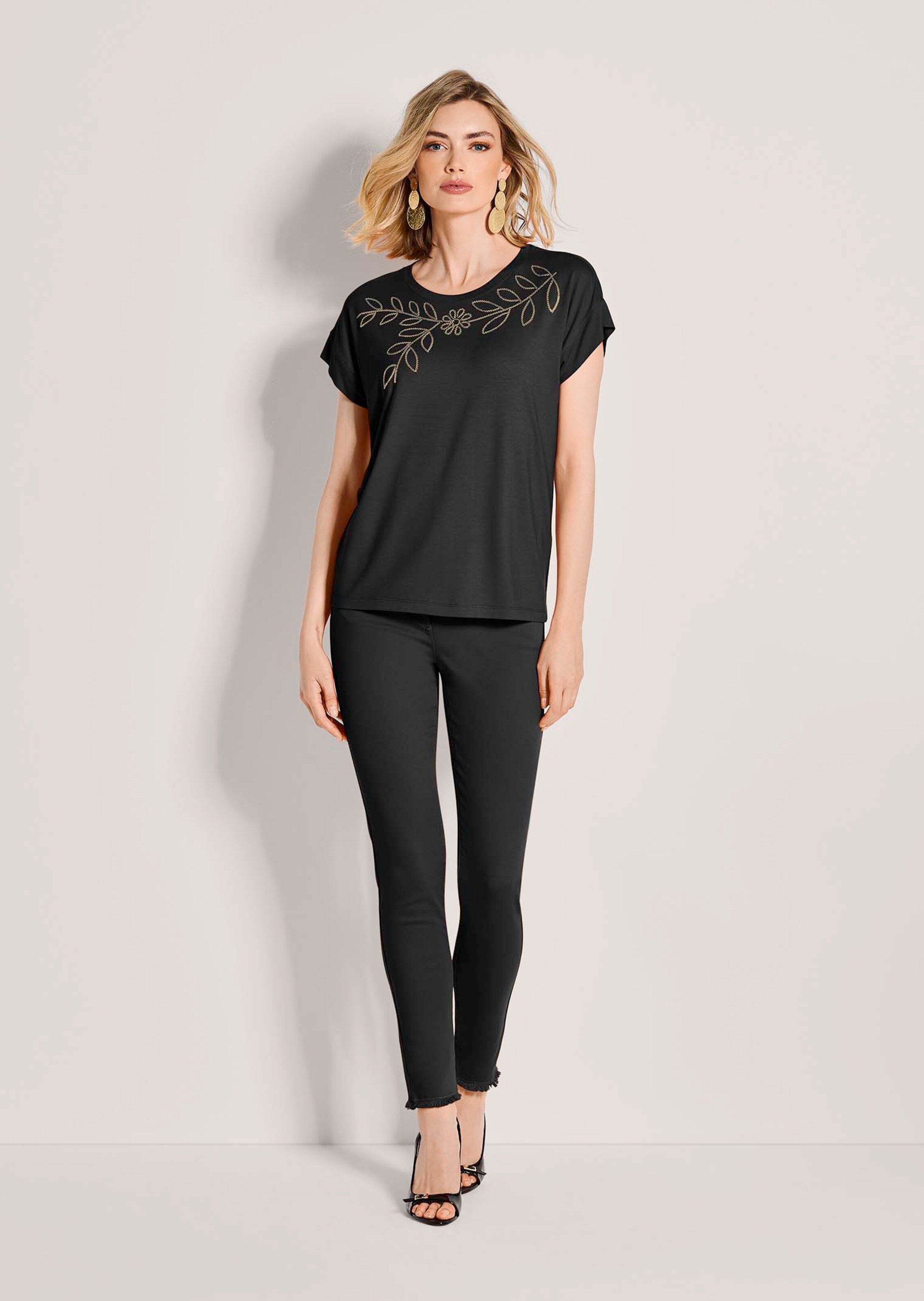 T-shirt avec motif en sequins thumbnail 3