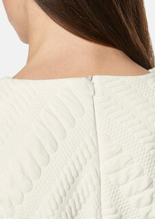 Sweatshirt in elegant jersey with diagonal texture thumbnail 6