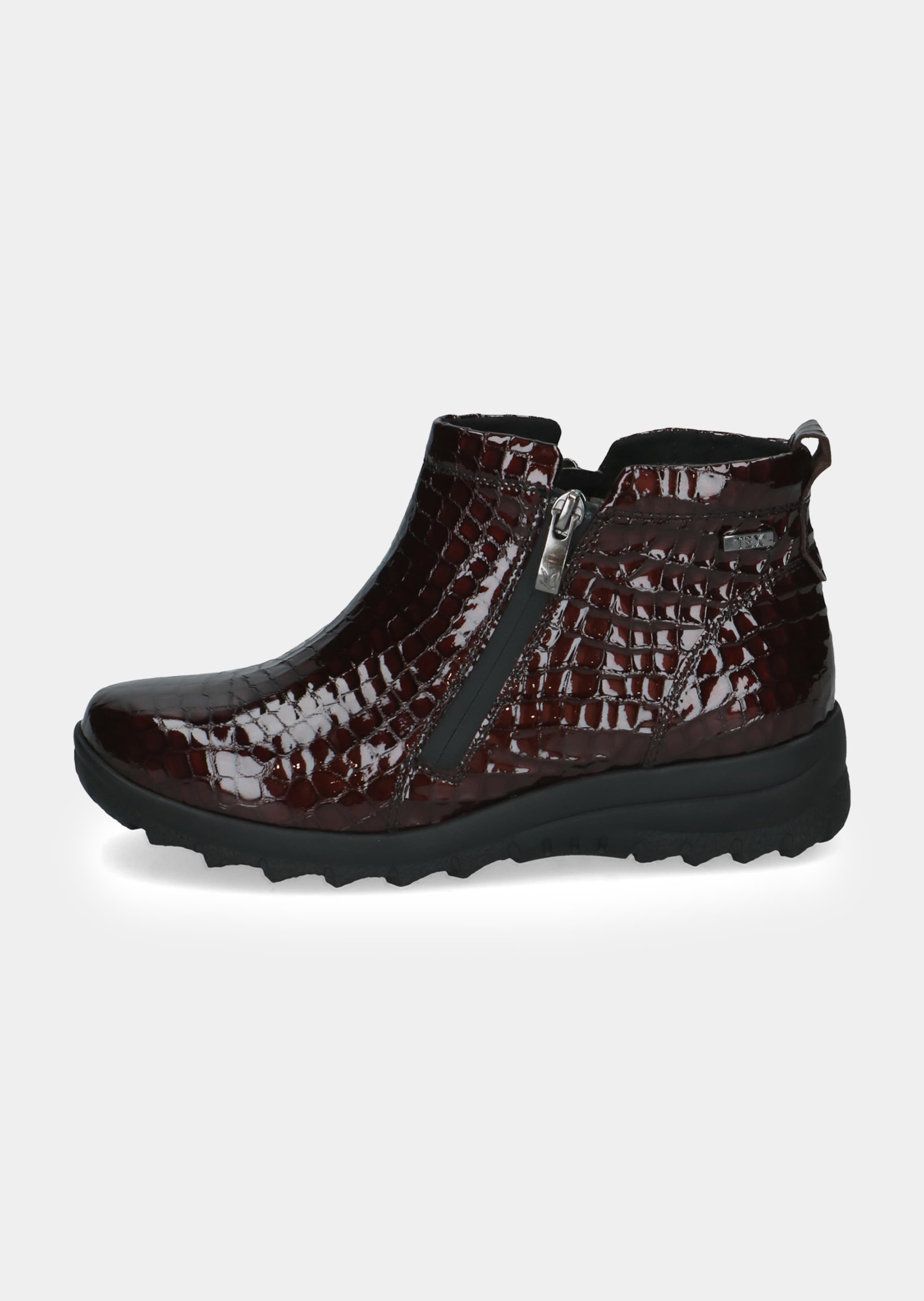 Wasserabweisende Stiefeletten aus echtem Leder