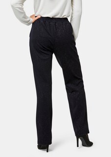 Comfortabel elastische broek met glitter thumbnail 3