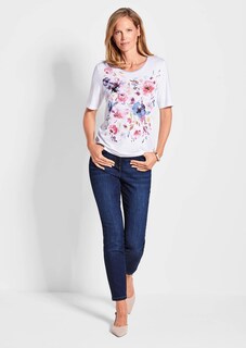 Elégant T-shirt avec motif à l'avant thumbnail 2