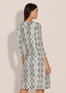 Jersey-Kleid mit Unikat-Print thumbnail 4
