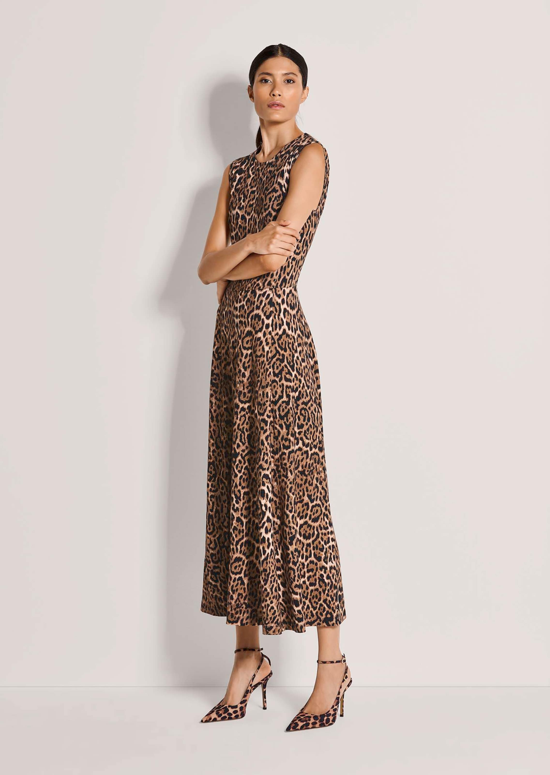 Leo-Kleid in Midilänge