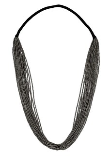 Collier de perles en verre multi-rangs thumbnail 1