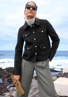 Double-faced jacket with a fashionable utility design thumbnail 1