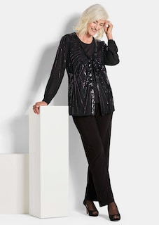 Chiffon-Jäckchen mit Pailletten thumbnail 4