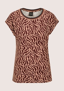 Kurzarm-Shirt mit Zebra-Muster thumbnail 7