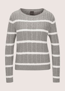 Strickpullover mit Zopfmuster thumbnail 7