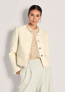 Kurzer Tweed-Blazer thumbnail 2