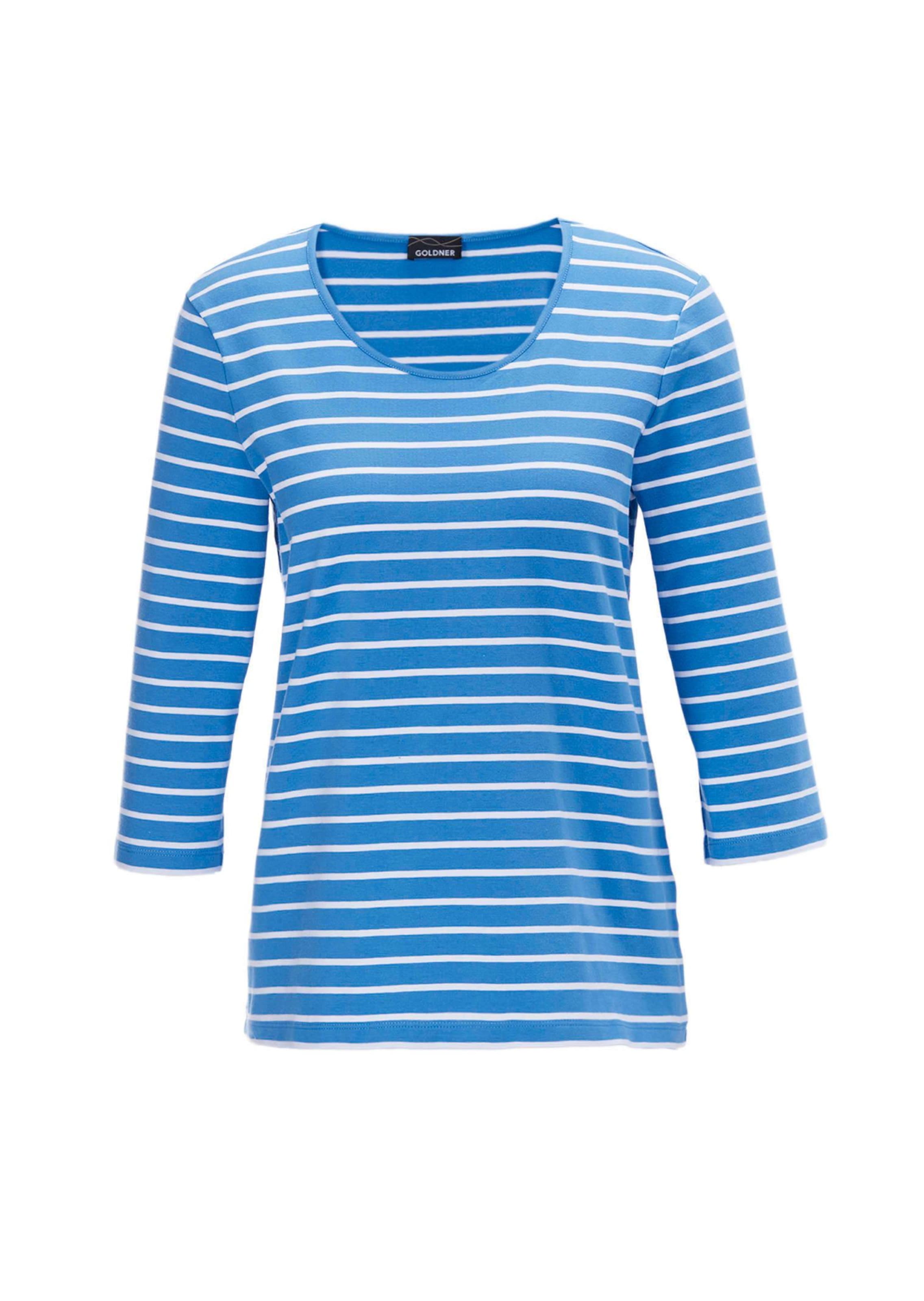 Meerkleurig gebreid, gestreept shirt