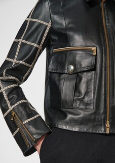 Veste. Cuir nappa d'agneau thumbnail 6
