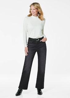 Weite Jeans VERA aus Stretch-Denim thumbnail 2