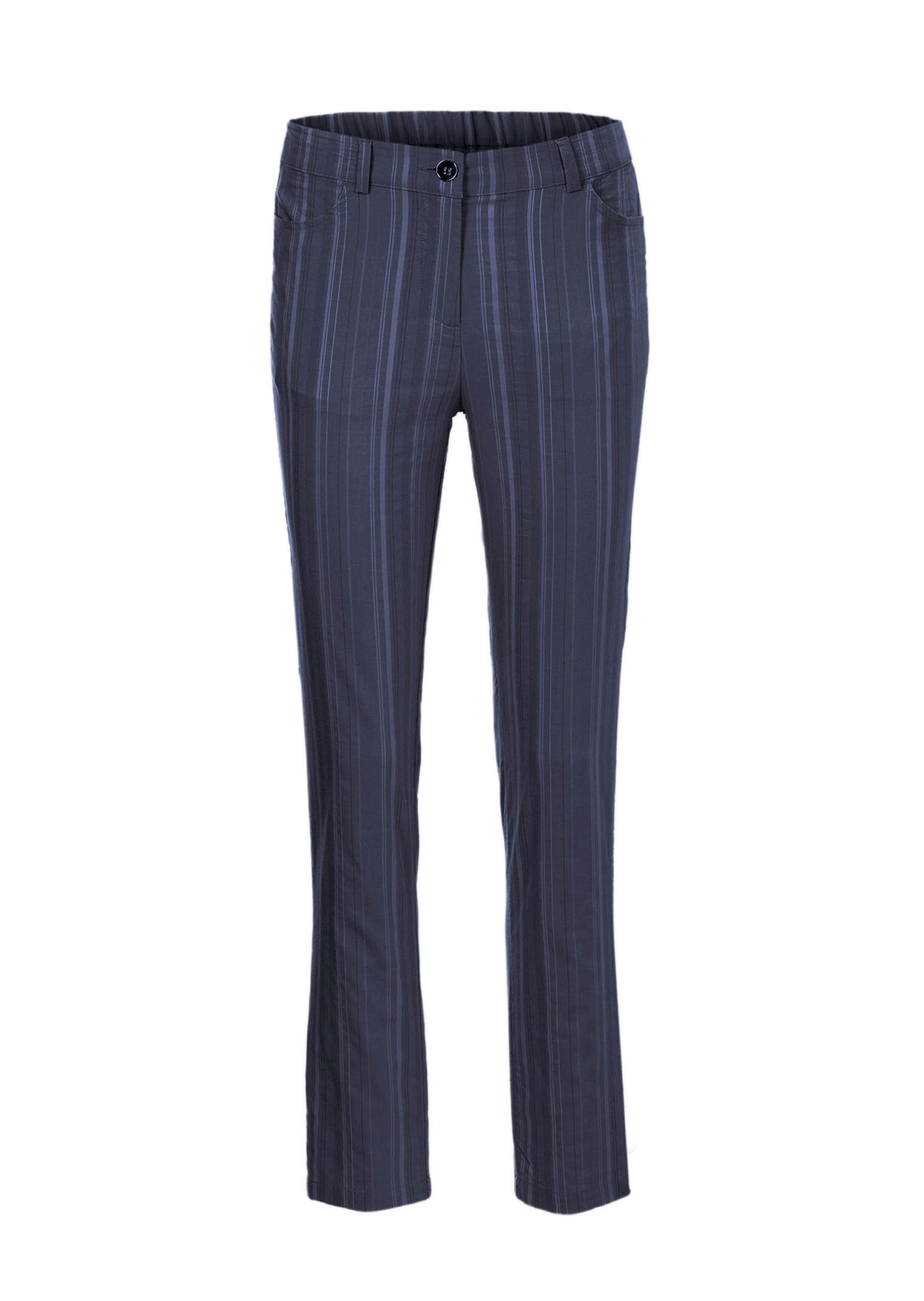 Pantalon structuré en tissu élastique